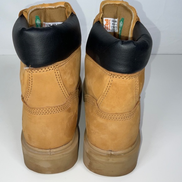 NWOB Men’s Timberland Pro Sawhorse 6” Composite Toe Work Boots Wheat Size 6.5 - Picture 9 of 9